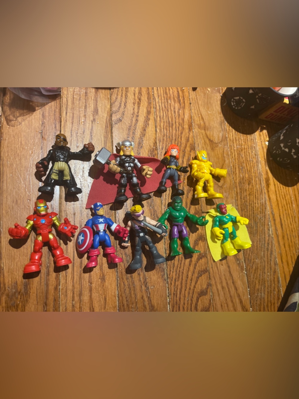 Hasbro Marvel Super Hero Squad Action Figures (9)